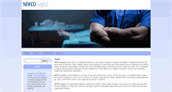 Desktop Screenshot of newcosurgical.com
